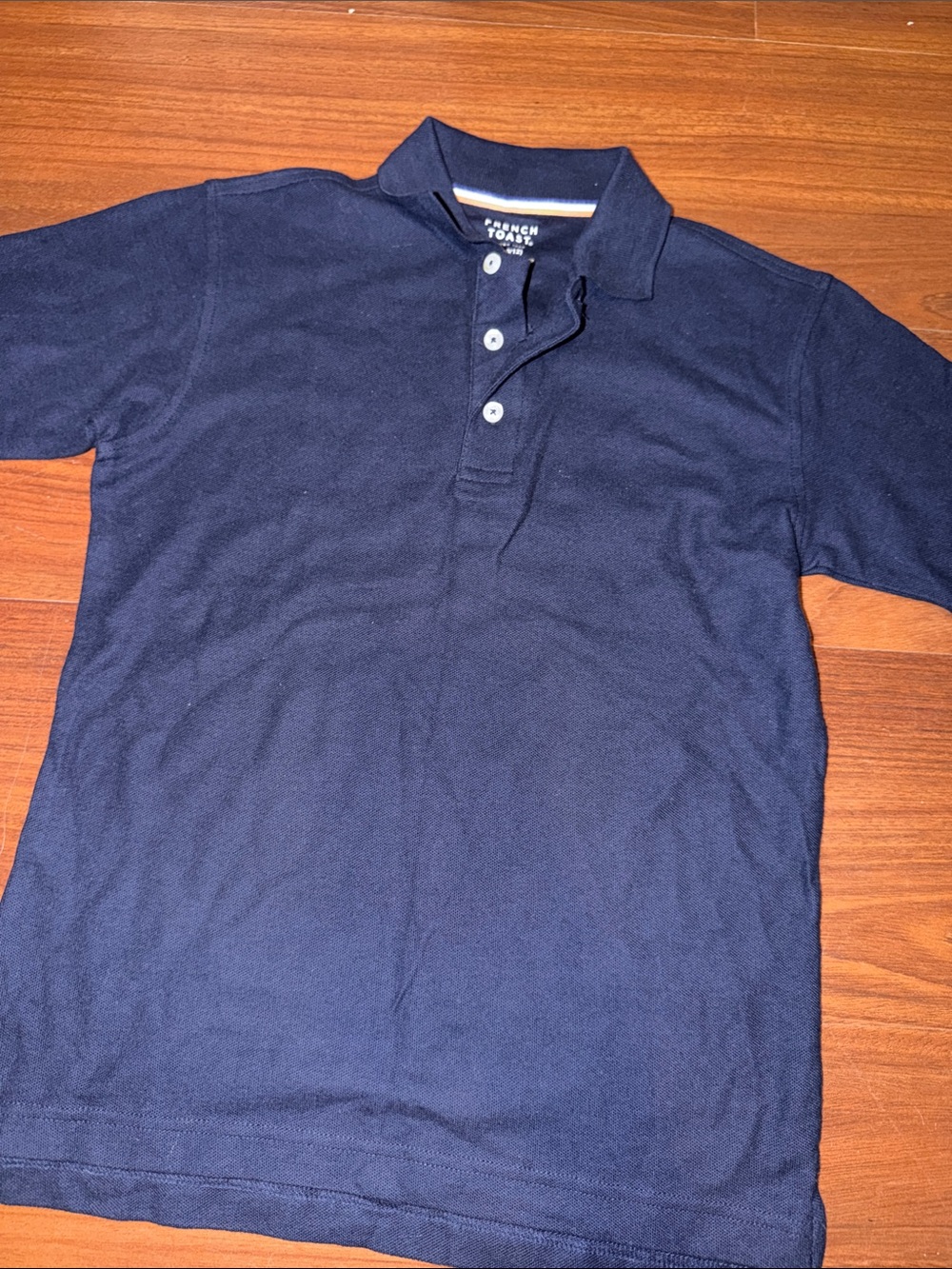 French Toast Navy Short-Sleeve Polo Shirt